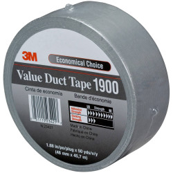 3M 1900S50 Cloth tape Black 45.7 m x 48 mm Adhesive Tape
