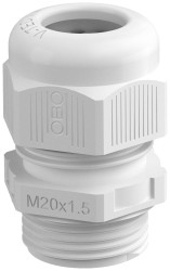 OBO Bettermann 2022902 Dławnica kablowa V-TEC VM20UV LGR, 1.5 mm, 1 szt.