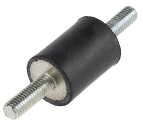 Podstawka antywibracyjna M5 średnica 15mm wysokość całkowita 20mm Cylinder męski-męski