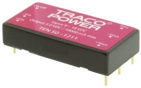 Przetwornica DC-DC, 50W, Uwe 9 → 18 V DC, Uwy 15V dc, Iwy 3.33A, TRACOPOWER