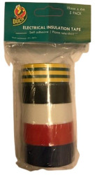Taśma izolacyjna Mieszany szerokość: 19mm grubość: 0.15mm długość: 4m PVC DUCK TAPE