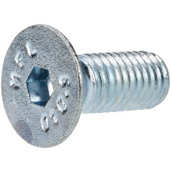 R-TECH 337408 M10 X 25 Hex Socket Countersunk Screws Steel BZP - Pack Of 50