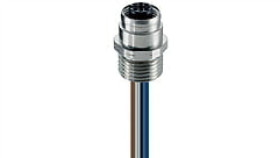 Złącze Panelowe Fixcon/M12 Żeńskie 5-Pinowe Montaż Przedni Gwint Od Strony...