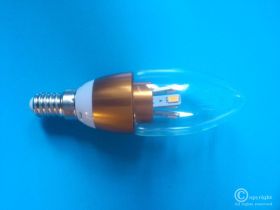 WYPRZEDAŻ! ŻARÓWKA LED E14 4W 410LM CIEPŁY BIAŁY 8LED (ŚWIECZKA PROSTA)