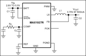 Low-Output-Voltage, 800mA, PWM Step-Down DC-DC Converters