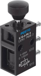 FESTO K/O-3-PK-3 Zawór z przyciskiem 0 do 8 bar 1 szt.