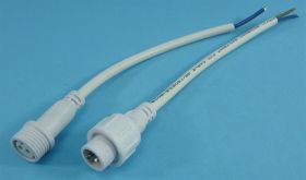 ZŁĄCZE HERMET.2-PIN Z PRZEW. 40cm BIAŁY