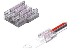 ZLACZKA LED 3P PCB 10MM MAX 6A