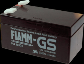 FG20121 Lead-fleece battery, 12 V, 1.2 Ah