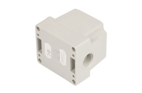 Kaseta sterownicza 1-otworowa przyciskiem zielony 1Z IP65 1-dławnica M20 ST22K1\01-1