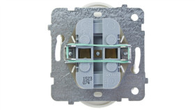 Karo Gniazdo Podwójne B/U Ecru Perłowy Gp-2Sr/M/42