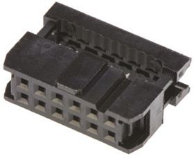 Złącze IDC 12-pinowe 2-rzędowe raster: 2.54mm Żeński Montaż na kablu Amphenol Communications Solutions