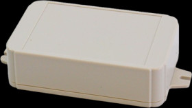ABS enclosure, (L x W x H) 105 x 65 x 30 mm, light gray (RAL 7035), IP54, RL6165-F