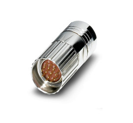 Złącze wielostykowe przemysłowe 12-pinowe M23 Montaż na kablu Gniazdo Phoenix Contact