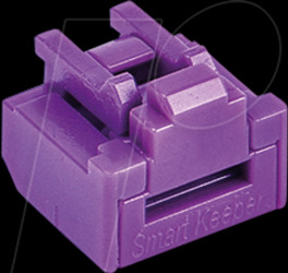 NL03P2PL Port lock, RJ45, 100 pieces, purple