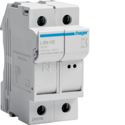 Rozłącznik bezpiecznikowy cylindryczny 1P+N 25A 8,5x31,5mm L32 LSN412