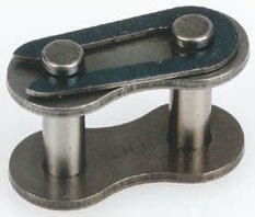 Ogniwo łańcucha rolkowego, typ: 16B-1, połączenie: ‎Łącze łączące, Stal