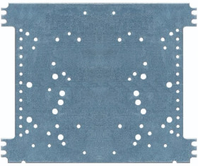 Płyta montażowa metalowa 229x283x2,5mm K MP 2 HPL00473