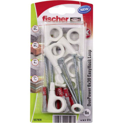 Fischer 557926 DuoPower EasyHook Assorted Dowels high-load fibre glass