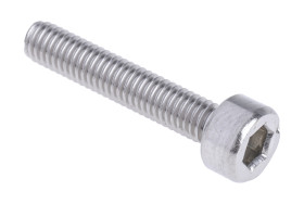 Śruba imbusowa M3 długość 16mm Nakrętka, gniazdo sześciokątne Stal nierdzewna RS PRO
