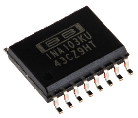 Wzmacniacz pomiarowy SOIC Texas Instruments Podwójne, 6MHz