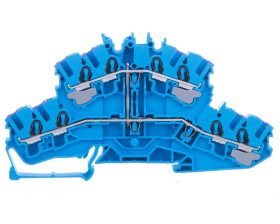 Złączka 2-piętrowa 2,5mm2 niebieska TOPJOBS 2002-2409 /50szt./