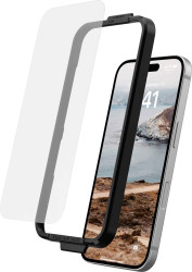 Urban Armor Gear Tempered Glass Szkło ochronne na wyświetlacz Apple iPhone'a 16, IPhone 15 1 szt. Anti Fingerprint (Odci