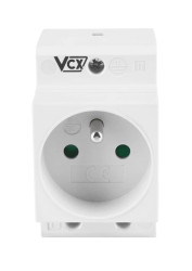 Gniazdo na szynę DIN Z/U 16A GN TH