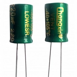 2X Kondensator elektrolityczny 35V 220uF 12x8 ESR