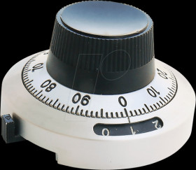 H-46-6A Turns-counting dial, 20, 6.35 mm
