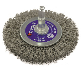 Brosse CIRCULAIRE ETAGEE -fil acier -déc