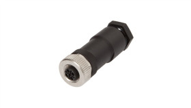 Złącze Do Samokonfekcjonowania M12-S Żeński 4-Pinowe Proste 12A 630V Ip67...