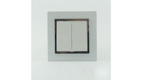 Magic Łącznik Podwójny Biały/Chrom Wp-3 M