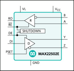 100Mbps Full-Duplex RS-485/RS-422 Transceiver for Long Cables