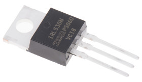 MOSFET N-kanałowy 17 A TO-220AB 100 V Pojedynczy 79 W 100 miliomów
