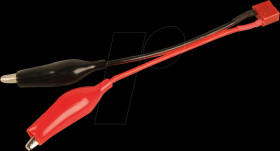 R19037 Charging adapter, high amp to crocodile clips