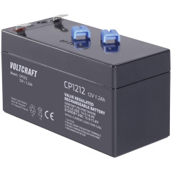 VOLTCRAFT CE12V1,2Ah VC12713955 VRLA2V.2 Ah 97 x 58 x 43 mm 4.8mm battery