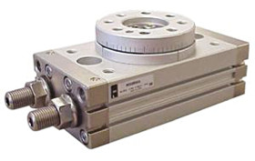 Siłownik pneumatyczny obrotowy kąt: 190° SMC G 1/8