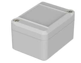 PC enclosure, (L x W x H) 65 x 50 x 37 mm, light gray (RAL 7035), IP65, 62206200