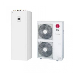 Pompa ciepła LG Therma V Hydrosplit 12 kW 400V ze zintegrowanym zasobnikiem CWU 200l LG HU123MRB/HN1616YNB.1