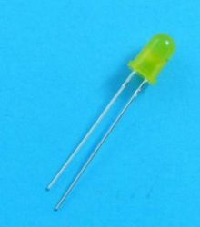 LED 5mm YELLOW 12V MATOWA