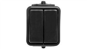 Cedar Łącznik Świecznikowy Hermetyczny10a Ip44 Czarny Wnt500c05