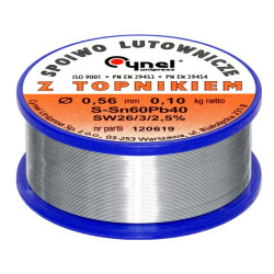 Cyna 0,56mm 100g /spoiwo LC60/