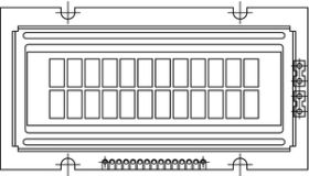 LCD-012N002A 12 x 2 Character LCD