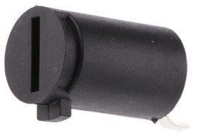 Pokrywa oprawy bezpiecznikowej montowanej na płycie drukowanej, Poliamid, do bezpiecznika: 5 x 20mm, IP40, do uzytku z: