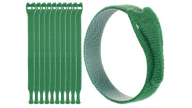 Opaski Rzepowe 20X200 Btb Straps Zielone /Opakowanie 10Szt./