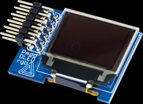 410-323 PMOD OLEDrgb: 96 x 64 RGB OLED display with 16-bit color resolut