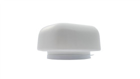 Plafon G-1, E27, 60W, Biała-Stal Malowana Proszkowo, Klosz Matowy-Szkło, Mały...