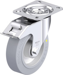 Blickle 913864 L-ALEV 125K-FI-SG-AS Rolka obrotowa z blachy stalowej Średnica koła: 125 mm Maksymalne obciążenie: 250 kg