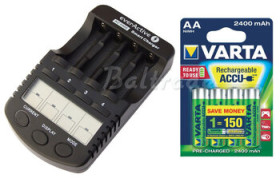 ładowarka everActive NC-1000 + 4 x R6/AA Varta Ready2Use 2400